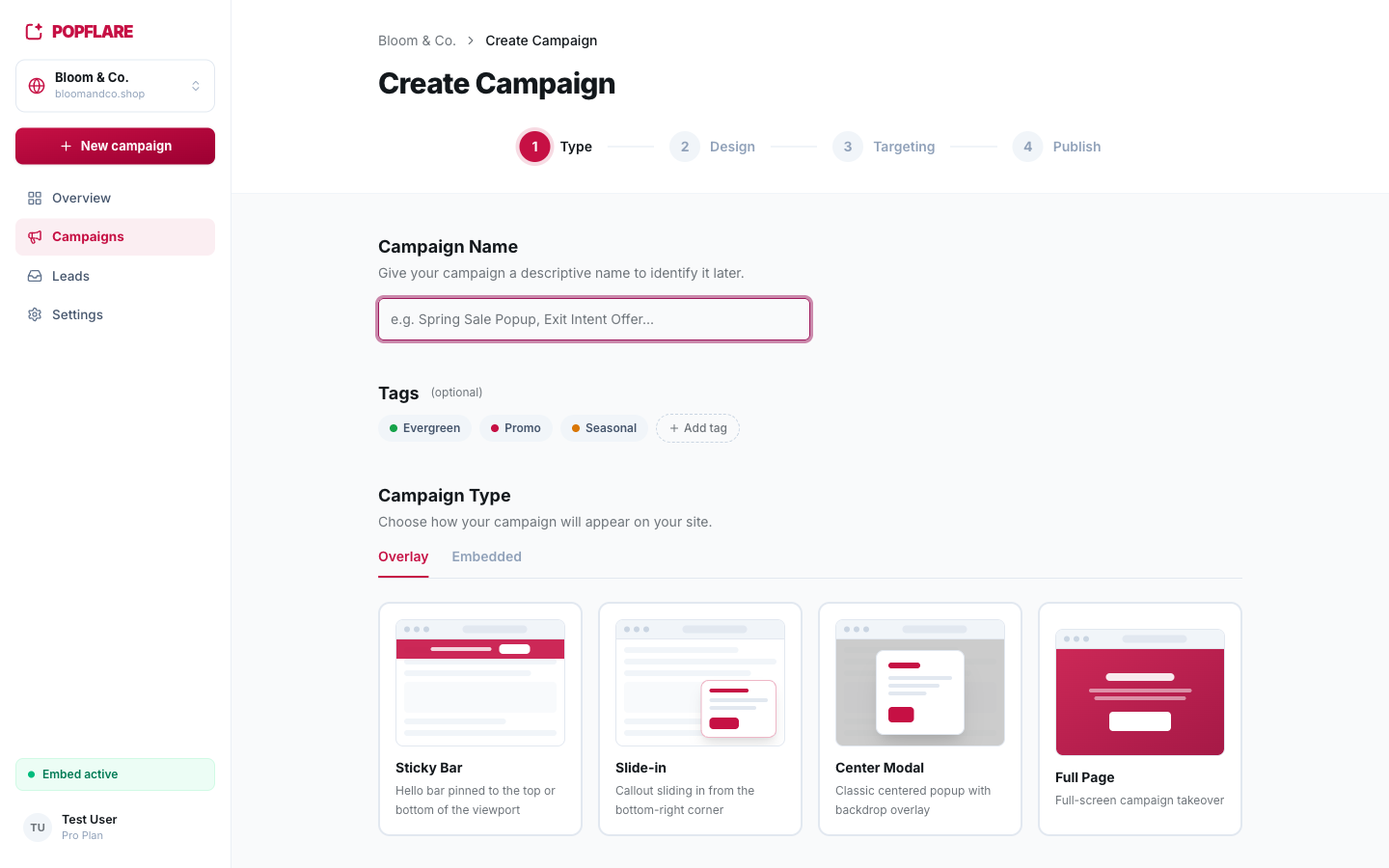 35 templates, every goal